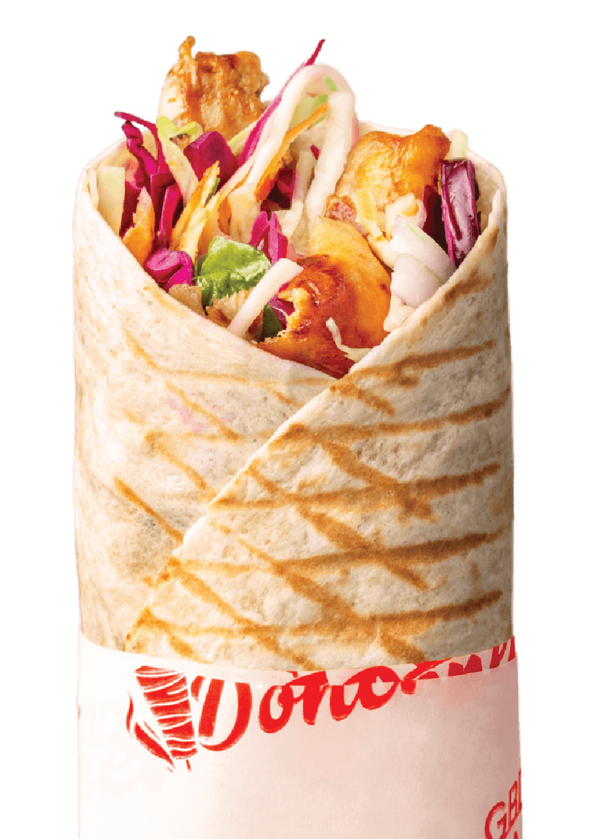 Chicken + Halloumi Wrap