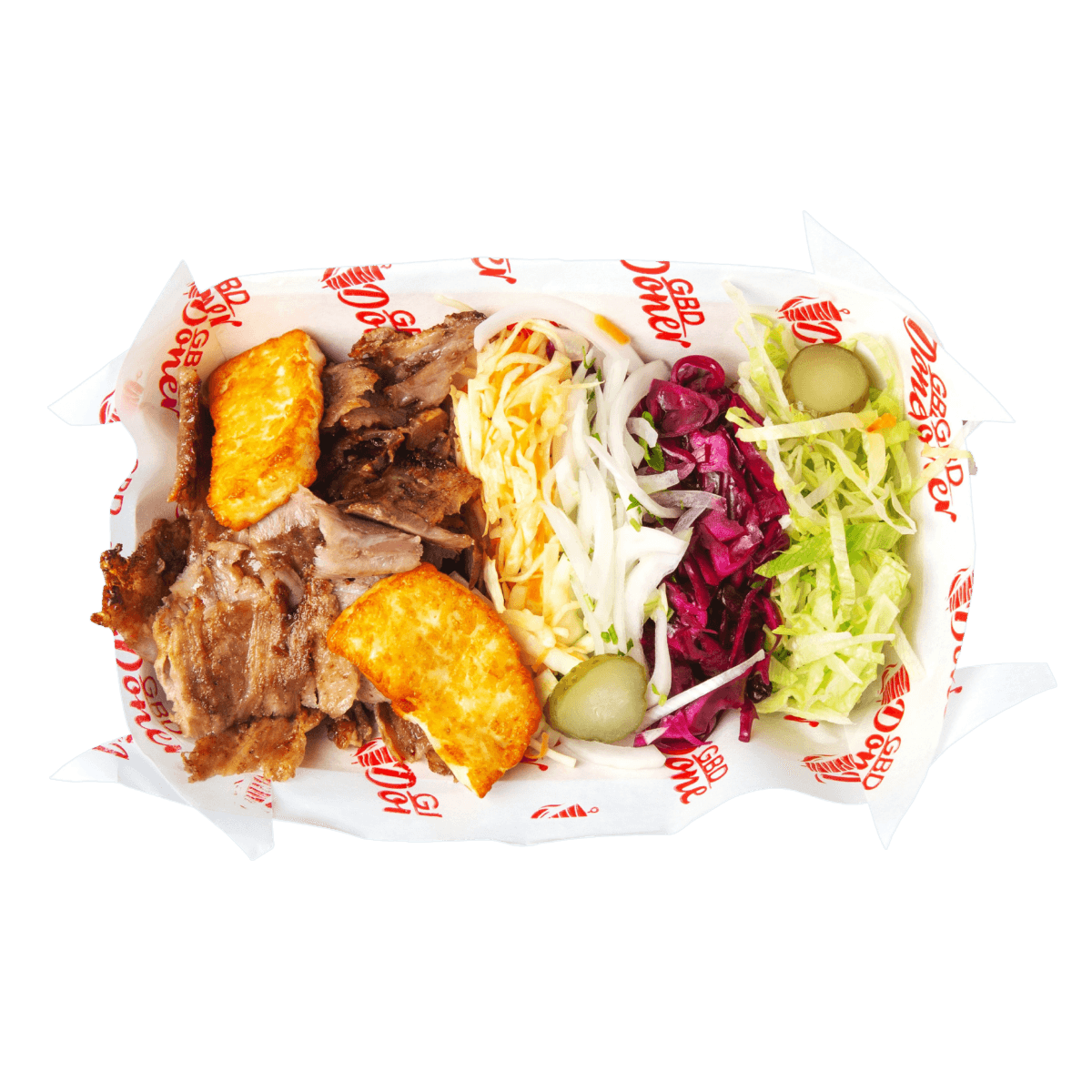 Beef + Halloumi Doner Box